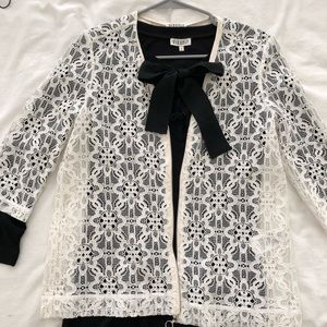 CLAUDIE PIERLOT Lace Jacket & Top SET